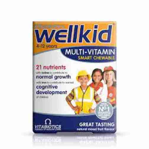 VITABIOTICS WELLKID MULTI-VITAMIN SMART CHEWABLE X30