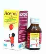 Acepol Paracetamol Suspension 120mg/5ml -60ml