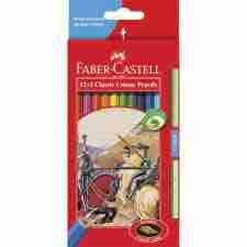 Faber Cast-tell Colour Pencils 12
