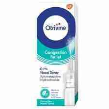 Otrivin Congestion Relief 0.1% Nasal Spray 10ml
